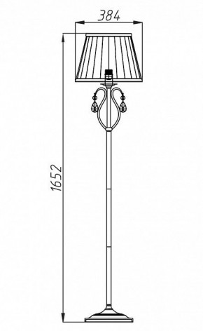 Торшер Maytoni Brionia ARM172-11-G в Ишиме - ishim.mebel24.online | фото 2