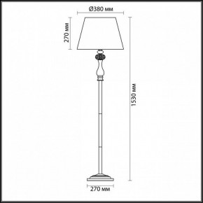 Торшер Odeon Light Gaellori 3393/1F в Ишиме - ishim.mebel24.online | фото 3