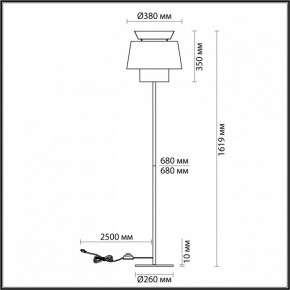 Торшер Odeon Light Kressa 4992/1F в Ишиме - ishim.mebel24.online | фото 4