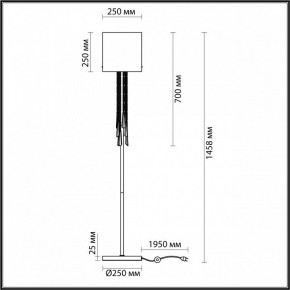 Торшер Odeon Light Nicole 4886/1F в Ишиме - ishim.mebel24.online | фото 4