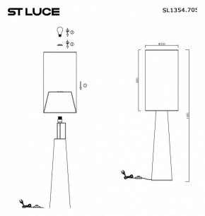 Торшер ST-Luce Jackie SL1354.705.01 в Ишиме - ishim.mebel24.online | фото 5