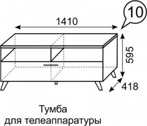 Тумба для ТВ София 10 в Ишиме - ishim.mebel24.online | фото 3