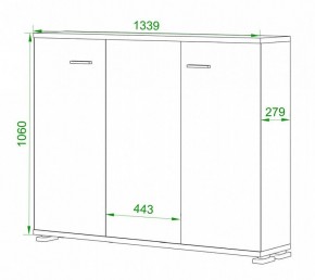 Тумба Домино нельсон ПУ-60-4 в Ишиме - ishim.mebel24.online | фото 2