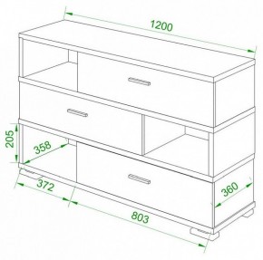 Тумба комбинированная Домино СБ-40/3-ПВК в Ишиме - ishim.mebel24.online | фото 2