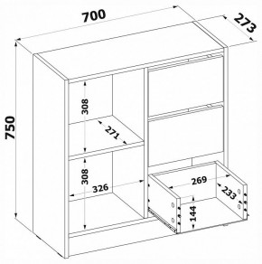 Тумба комбинированная Т-1 в Ишиме - ishim.mebel24.online | фото 4