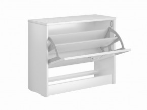 Тумба ОРИОН с одной полкой для обуви, цвет белый в Ишиме - ishim.mebel24.online | фото 2