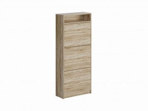 Тумба ОРИОН с тремя полками для обуви, цвет Дуб Сонома в Ишиме - ishim.mebel24.online | фото