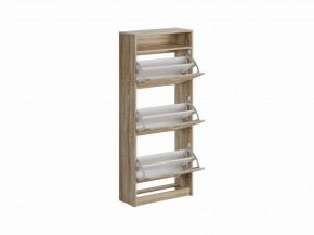 Тумба ОРИОН с тремя полками для обуви, цвет Дуб Сонома в Ишиме - ishim.mebel24.online | фото 2