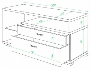 Тумба под ТВ Домино ТК-10М в Ишиме - ishim.mebel24.online | фото 2