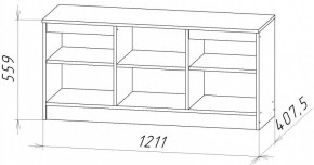 НИЦЦА-9 Тумба под ТВ (НЦ.09) в Ишиме - ishim.mebel24.online | фото 2