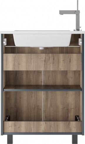 Тумба под умывальник "Modul 60"Dolche Dark без ящика Домино (DD5403T) в Ишиме - ishim.mebel24.online | фото 4
