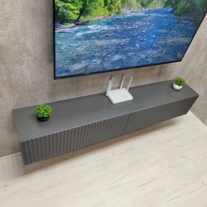 Тумба подвесная под ТВ LINES MTV3-MA 900 Темно-серый (Графит-M 10.1.25) в Ишиме - ishim.mebel24.online | фото 10