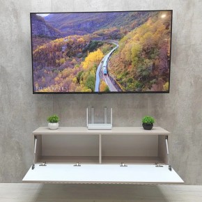 Тумба подвесная под ТВ LINES MTV4-MA 1150 Бежевый (Леда-М 10.1.5) в Ишиме - ishim.mebel24.online | фото 3