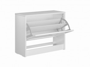 Тумба СИРИУС с откидной полкой для обуви, цвет белый в Ишиме - ishim.mebel24.online | фото 3