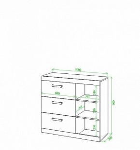 Тумба Toivo Км107 в Ишиме - ishim.mebel24.online | фото 2