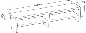 ТВ-тумба Энкель ТВ16, тамбурат, цвет дуб беленый в Ишиме - ishim.mebel24.online | фото 3