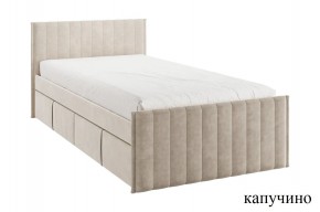 ТВИКС Кровать с ящиками 900 (капучино) в Ишиме - ishim.mebel24.online | фото