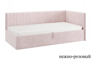 ТВИКС Кровать (тахта) с ПМ 900 (нежно-розовый) в Ишиме - ishim.mebel24.online | фото