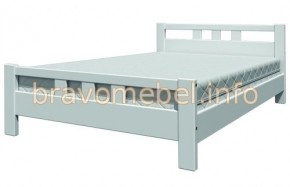 ВЕРОНИКА-2 Кровать из массива 900 (Белый античный) в Ишиме - ishim.mebel24.online | фото