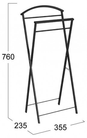 Вешалка для костюма Контур в Ишиме - ishim.mebel24.online | фото 1