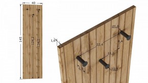 Вешалка настенная Веста в Ишиме - ishim.mebel24.online | фото 8