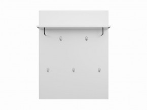 Вешалка СИРИУС настенная с полкой, цвет белый в Ишиме - ishim.mebel24.online | фото