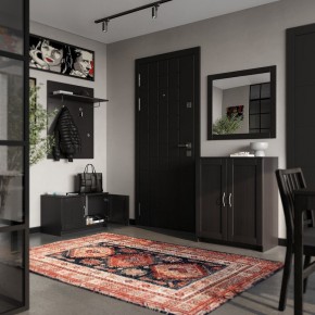 Вешалка СИРИУС настенная с полкой, цвет Дуб Венге в Ишиме - ishim.mebel24.online | фото 4