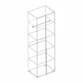 ВИТА Шкаф 2-ств с полками (темно серый) в Ишиме - ishim.mebel24.online | фото 2
