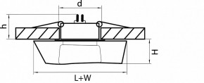 Встраиваемый светильник Lightstar Flutto 006430 в Ишиме - ishim.mebel24.online | фото 3