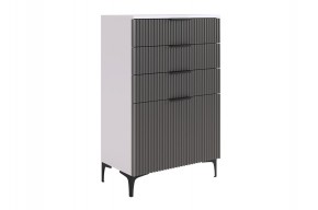 ЗЕФИР Гостиная К2 (белое дерево/черный муар) в Ишиме - ishim.mebel24.online | фото 11