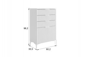 ЗЕФИР Гостиная К2 (белое дерево/черный муар) в Ишиме - ishim.mebel24.online | фото 2