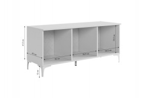 ЗЕФИР Гостиная К2 (белое дерево/черный муар) в Ишиме - ishim.mebel24.online | фото 5