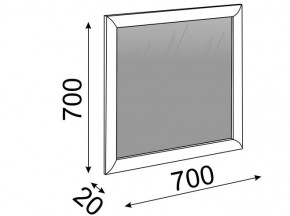 Зеркало Глэдис М29 (Дуб Золотой) в Ишиме - ishim.mebel24.online | фото 2